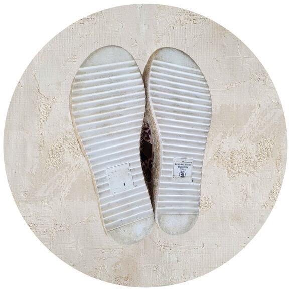 SODA Open Toe Espadrille Animal Print Buckle Strap Platform Wedge Sandal Sz 9 - Picture 4 of 4